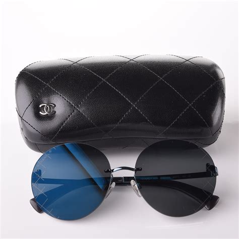 chanel 4216 round mirrored sunglasses|Round Sunglasses .